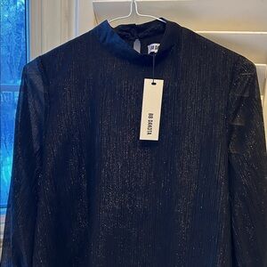 BB Dakota Black sheer  Blouse